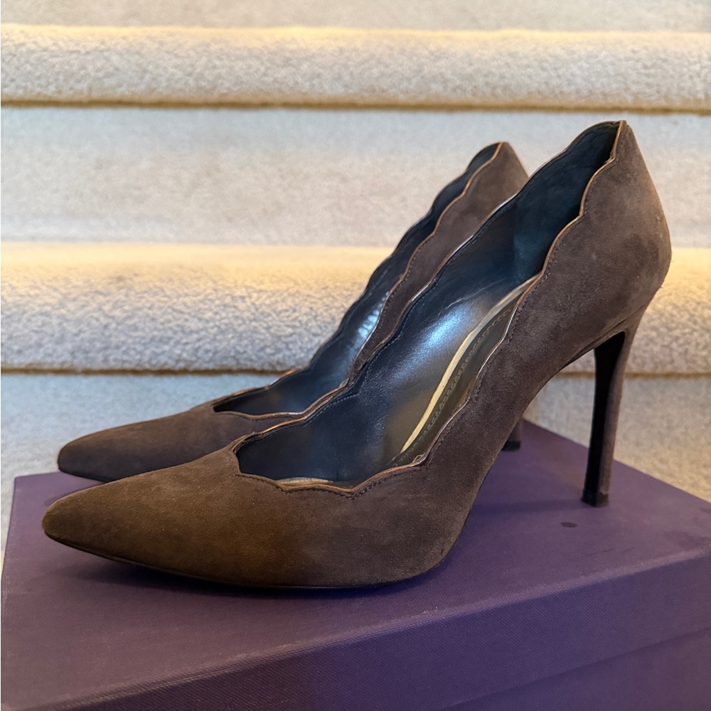 Stuart Weitzman suede heels